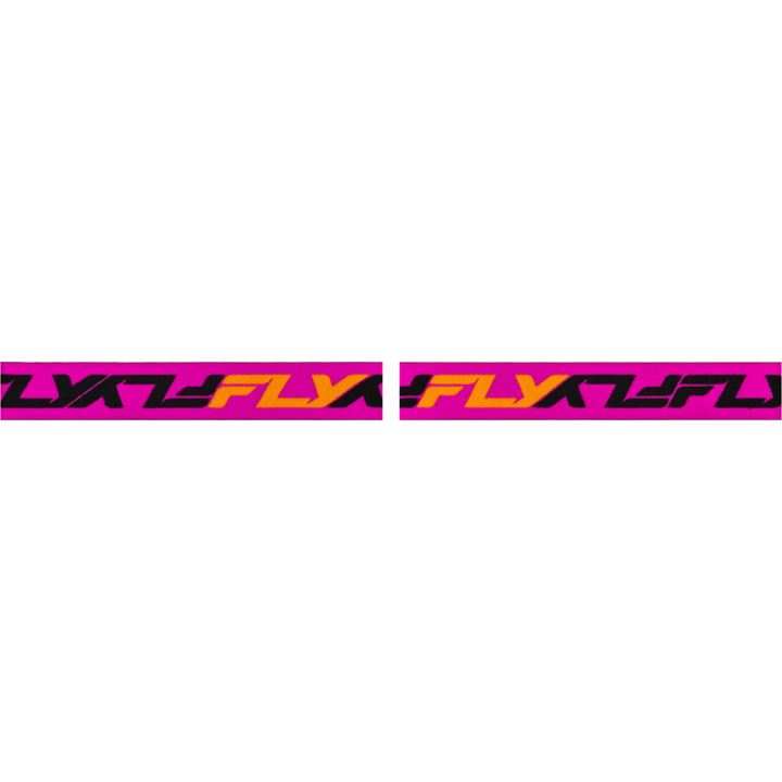 Masque FLY RACING Zone orange/rose/noir - écran Mirror/Smoke