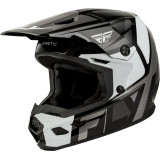 Casque enfant FLY RACING Kinetic Scrap - noir/blanc/gris