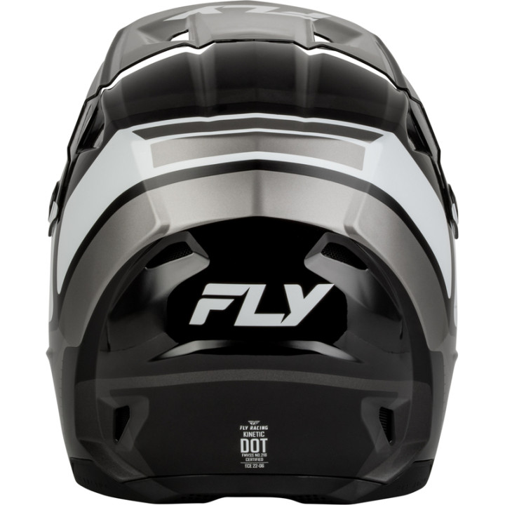 Casque enfant FLY RACING Kinetic Scrap - noir/blanc/gris