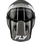 Casque enfant FLY RACING Kinetic Scrap - noir/blanc/gris