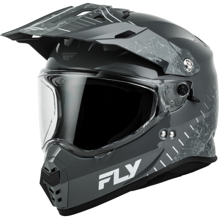 Casque FLY RACING Trekker - gris | Oxmoto