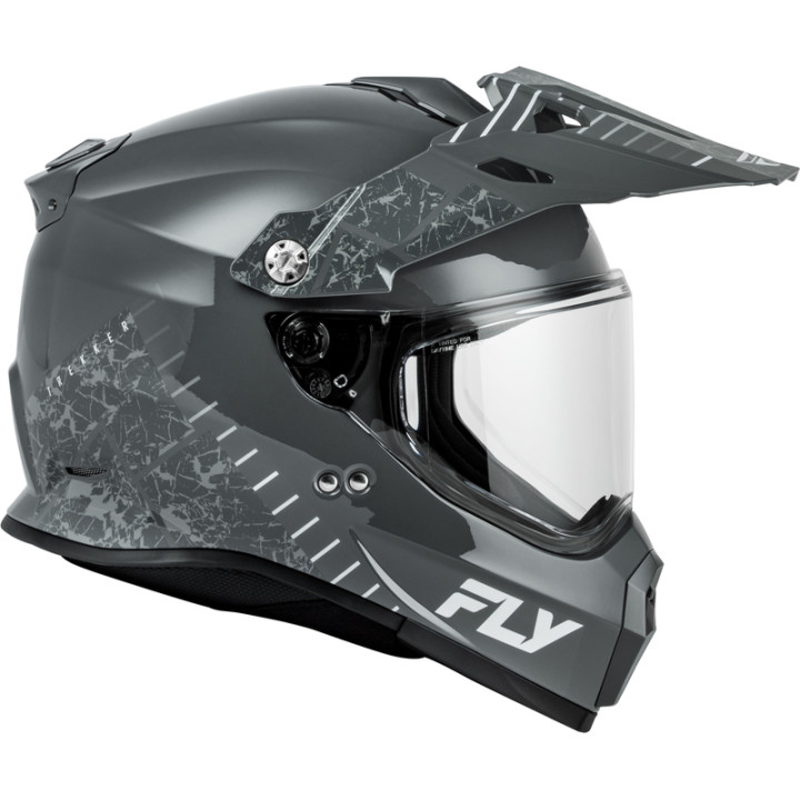 Casque FLY RACING Trekker - gris | Oxmoto