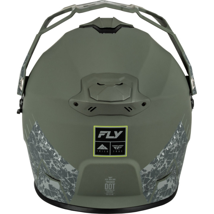 Casque FLY RACING Trekker - Matte Sage/gris | Oxmoto