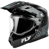 Casque FLY RACING Trekker - noir/gris | Oxmoto