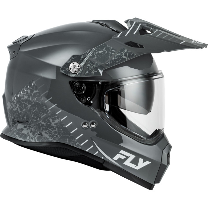 Casque FLY RACING Trekker - gris | Oxmoto