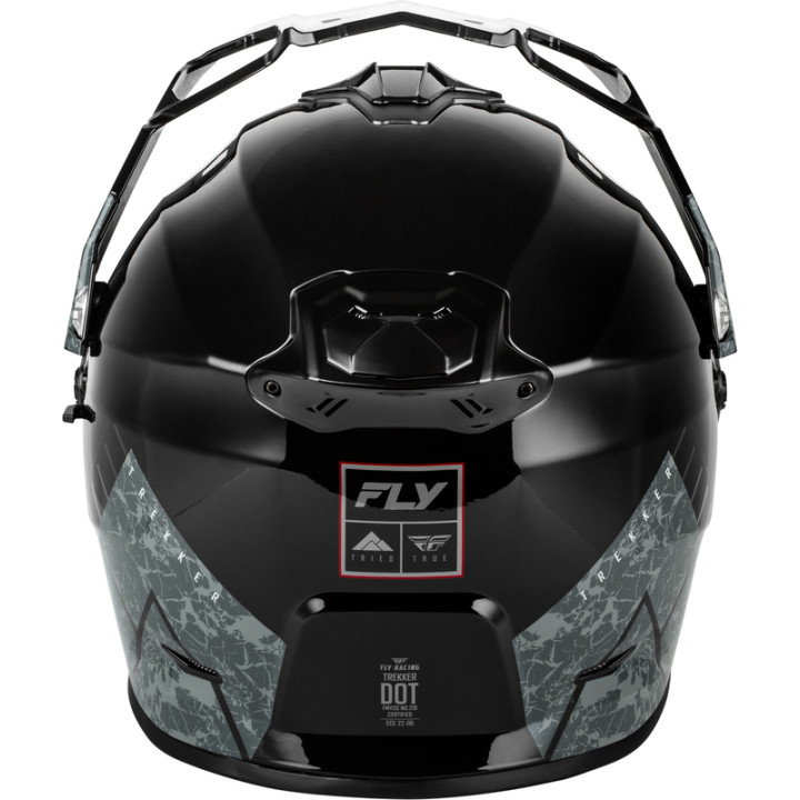 Casque FLY RACING Trekker - noir/gris | Oxmoto