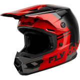 Casque FLY RACING Kinetic DBK 27 - noir/rouge/gris | Oxmoto