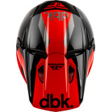 Casque FLY RACING Kinetic DBK 27 - noir/rouge/gris | Oxmoto