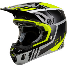 Casque FLY RACING Formula CC Strike - gris/noir/Hi-Vis
