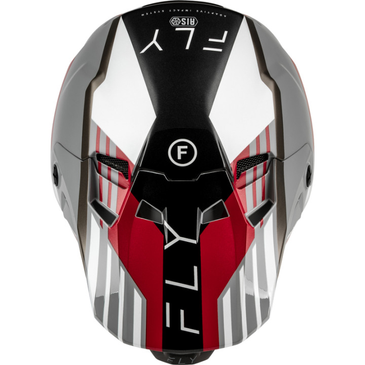 Casque FLY RACING Formula CC Strike - gris/rouge/noir/blanc