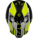 Casque FLY RACING Formula CC Strike - gris/noir/Hi-Vis