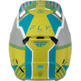Casque FLY RACING Formula CC Strike - gris mat/Green/Teal