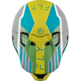 Casque FLY RACING Formula CC Strike - gris mat/Green/Teal