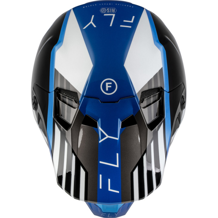 Casque FLY RACING Formula CC Strike - noir/bleu/gris/blanc
