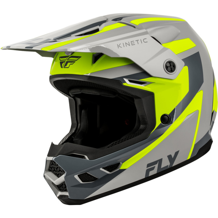 Casque FLY RACING Kinetic Sync - gris/Hi-Vis | Oxmoto
