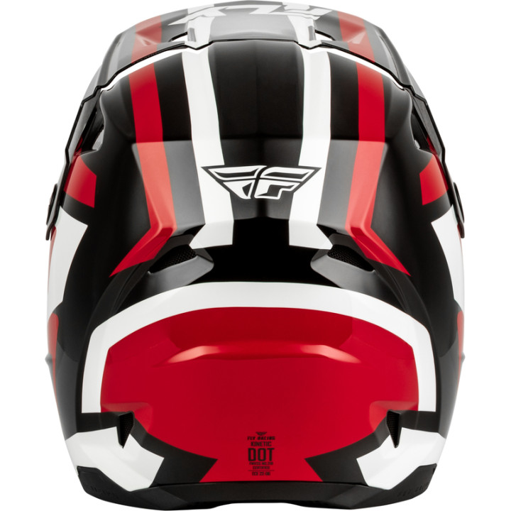 Casque FLY RACING Kinetic Sync - noir/rouge/blanc | Oxmoto