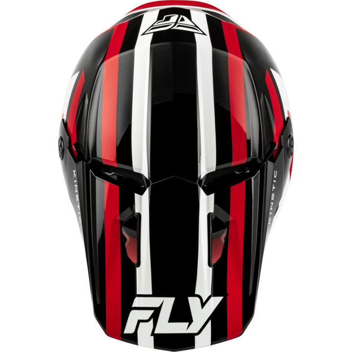 Casque FLY RACING Kinetic Sync - noir/rouge/blanc | Oxmoto
