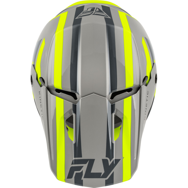 Casque FLY RACING Kinetic Sync - gris/Hi-Vis | Oxmoto