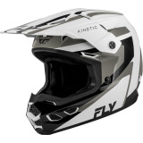Casque FLY RACING Kinetic Sync - blanc/noir/gris | Oxmoto