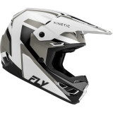 Casque FLY RACING Kinetic Sync - blanc/noir/gris | Oxmoto