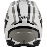Casque FLY RACING Kinetic Sync - blanc/noir/gris | Oxmoto