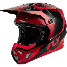 Casque FLY RACING Formula CP Charge - noir/rouge | Oxmoto