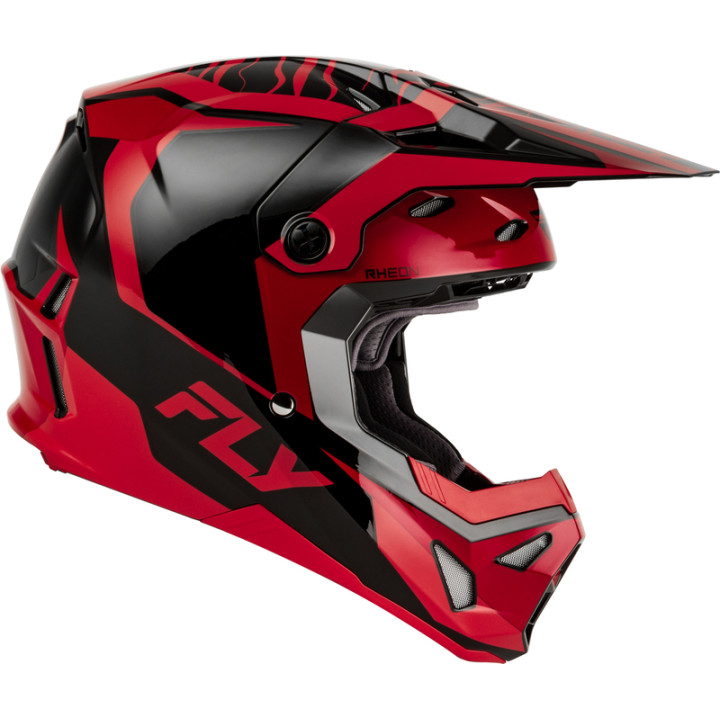 Casque FLY RACING Formula CP Charge - noir/rouge | Oxmoto