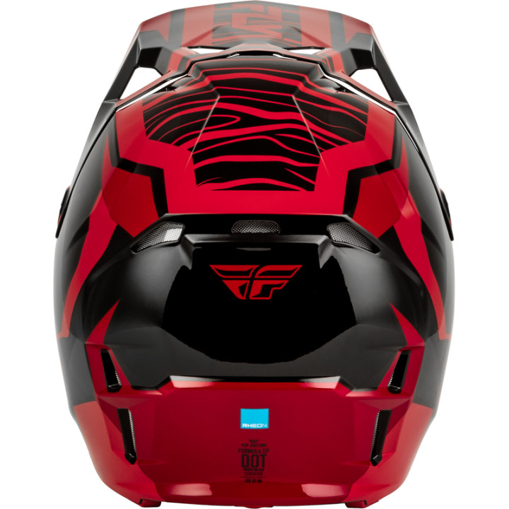 Casque FLY RACING Formula CP Charge - noir/rouge | Oxmoto