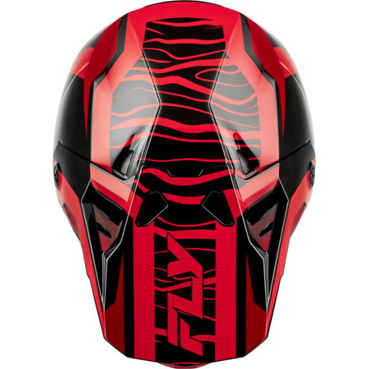 Casque FLY RACING Formula CP Charge - noir/rouge | Oxmoto