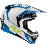 Casque FLY RACING Formula CP Charge - blanc/bleu/noir