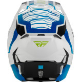 Casque FLY RACING Formula CP Charge - blanc/bleu/noir