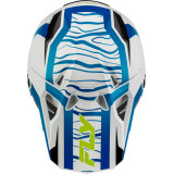 Casque FLY RACING Formula CP Charge - blanc/bleu/noir