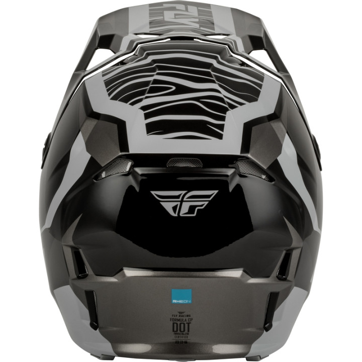 Casque FLY RACING Formula CP Charge - noir/gris/Light Grey