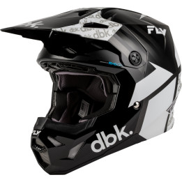 Casque FLY RACING Formula CP DBK - noir/blanc/gris | Oxmoto