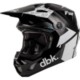 Casque enfant FLY RACING Formula CP DBK - noir/blanc/gris