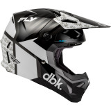 Casque FLY RACING Formula CP DBK - noir/blanc/gris | Oxmoto