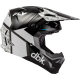 Casque enfant FLY RACING Formula CP DBK - noir/blanc/gris