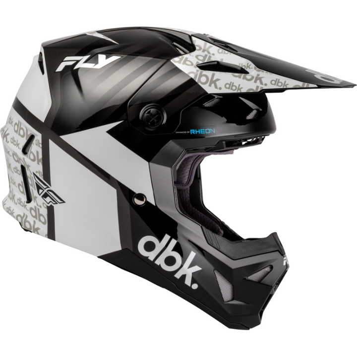 Casque enfant FLY RACING Formula CP DBK - noir/blanc/gris