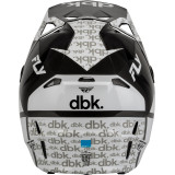 Casque FLY RACING Formula CP DBK - noir/blanc/gris | Oxmoto