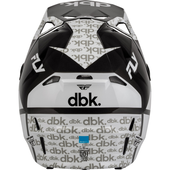 Casque enfant FLY RACING Formula CP DBK - noir/blanc/gris