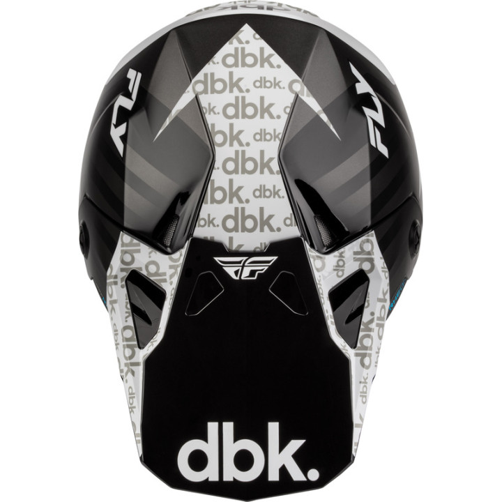 Casque enfant FLY RACING Formula CP DBK - noir/blanc/gris