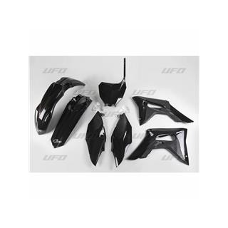 Kit plastique UFO noir Honda CRF450R | Oxmoto
