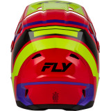 Casque enfant FLY RACING Kinetic Scrap - rouge/Hi-Vis/violet/noir