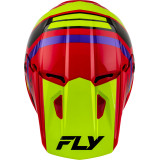 Casque enfant FLY RACING Kinetic Scrap - rouge/Hi-Vis/violet/noir