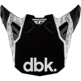 Visière FLY RACING Formula CP DBK - noir/blanc/gris | Oxmoto