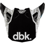 Visière FLY RACING Formula CP DBK - noir/blanc/gris | Oxmoto