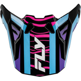 Visière FLY RACING Formula CP Charge - noir/violet/rose/bleu