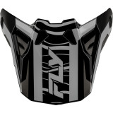 Visière FLY RACING Formula CP Charge - noir/gris/Light Grey