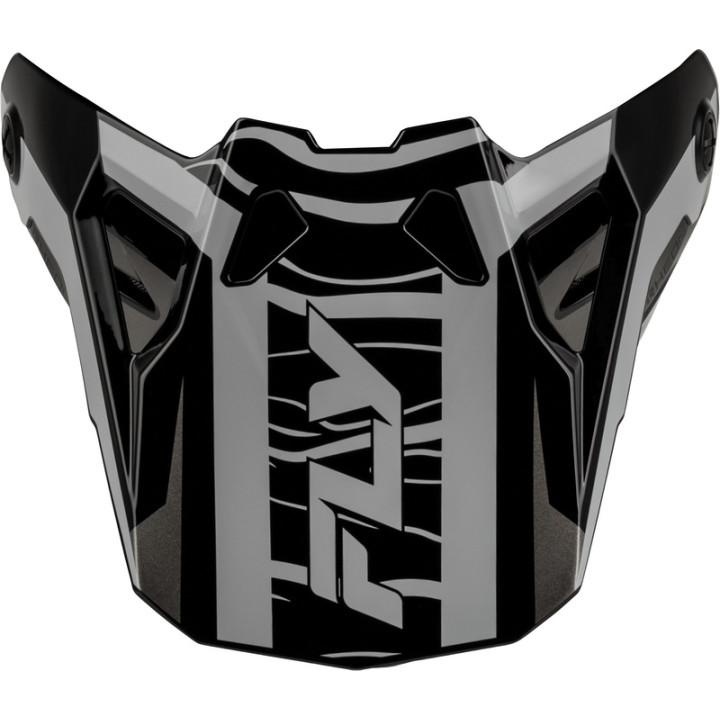 Visière FLY RACING Formula CP Charge - noir/gris/Light Grey