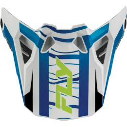 Visière FLY RACING Formula CP Charge - blanc/bleu/noir